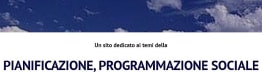 Pianificazione, programmazione sociale. Le novità del sito