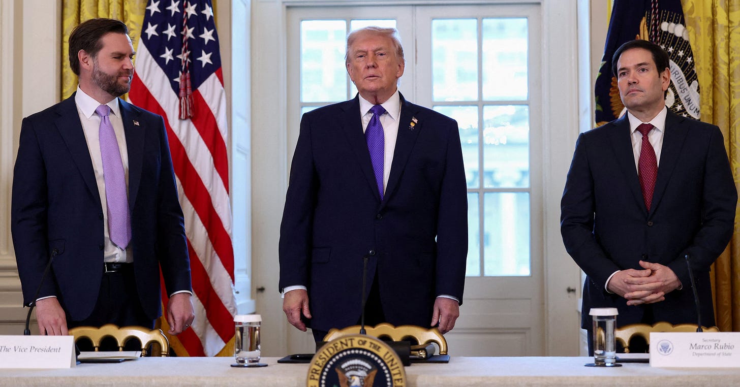 Trump declines to take sides between Vance, Rubio in 2028 successor debate  | Reuters