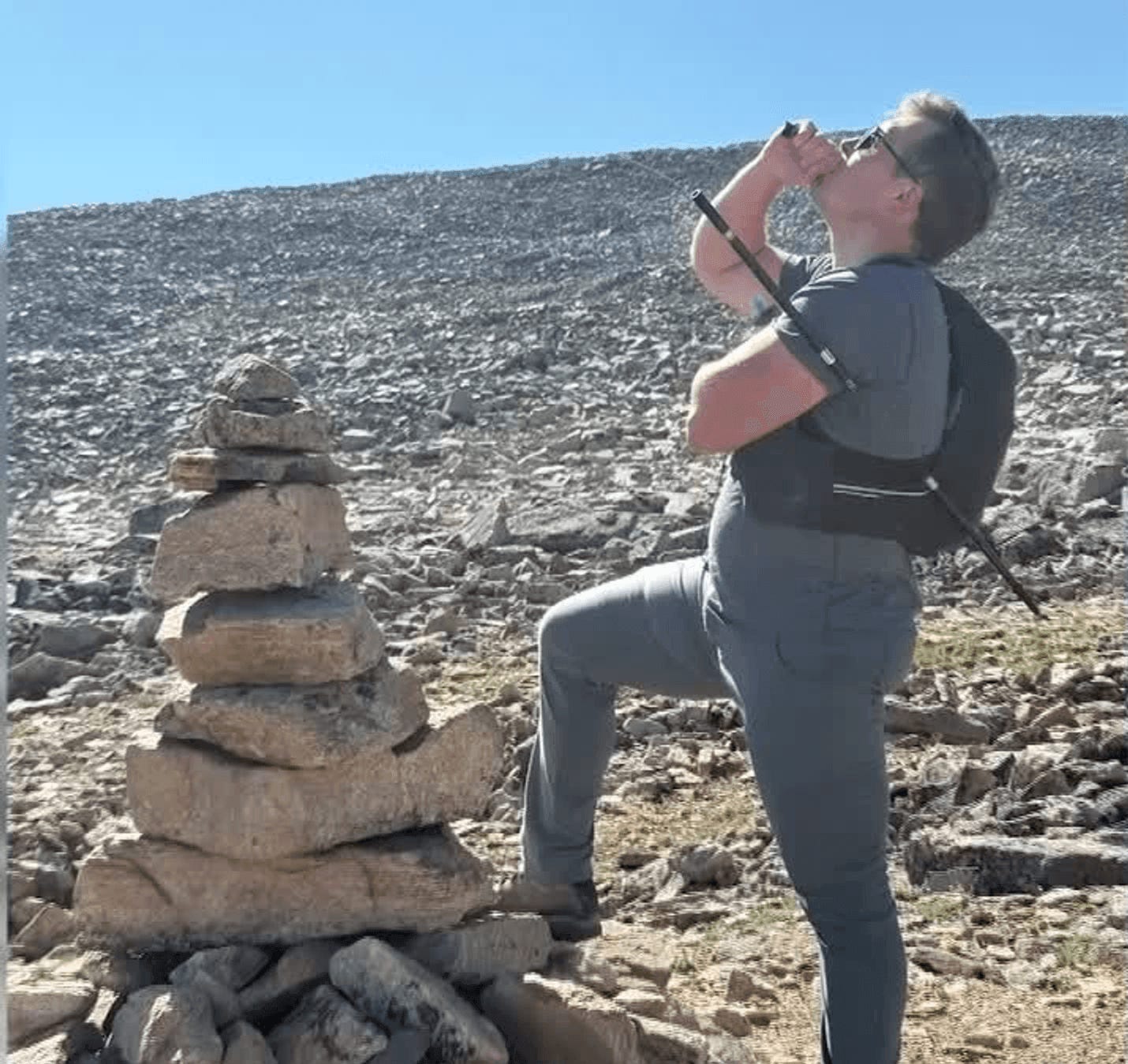 Man impaled by own trekking pole then hiked more than 10 miles to safety Man impaled by own trekking pole then hiked more than 10 miles to safety