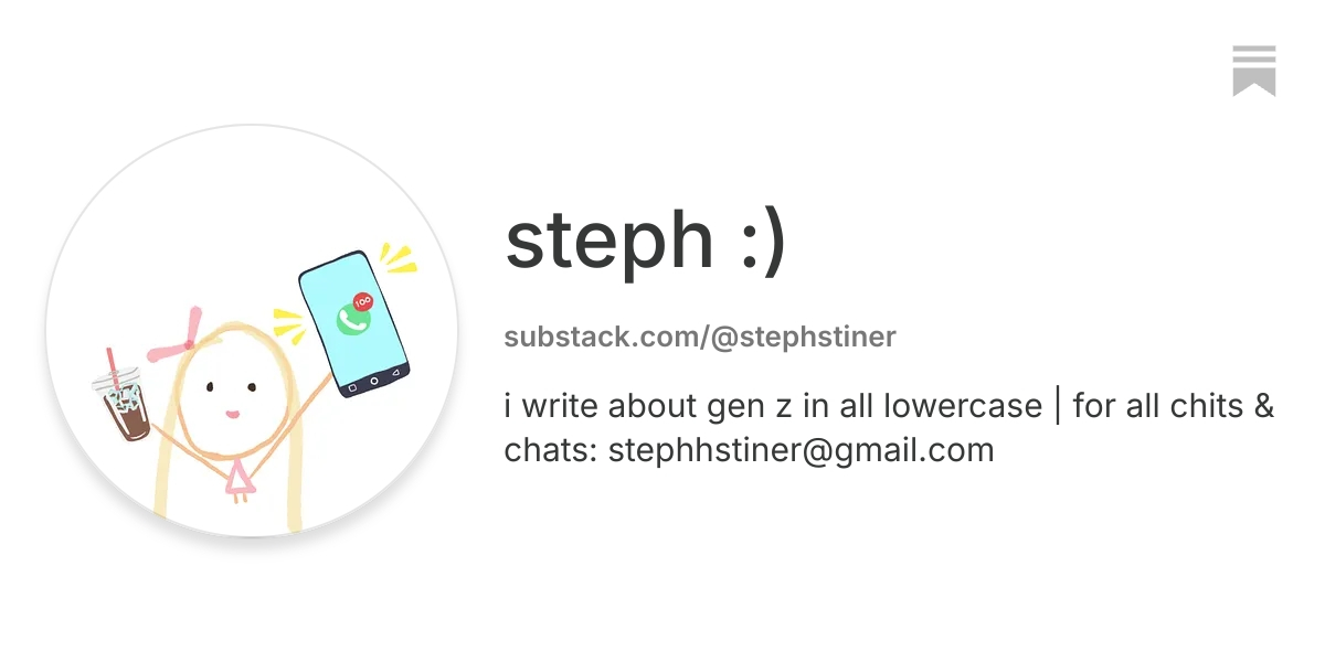 steph :) | Substack