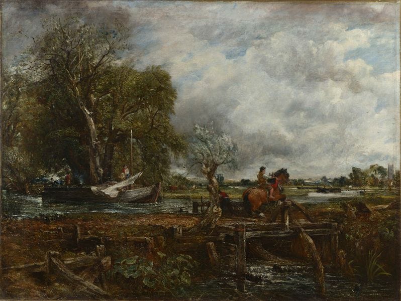John Constable RA, The Leaping Horse, 1825. Oil on canvas. 1420 mm x 1873 mm. © Royal Academy of Arts, London. Photographer Prudence Cuming Associates Limited. (RA ref. 031391).jpg