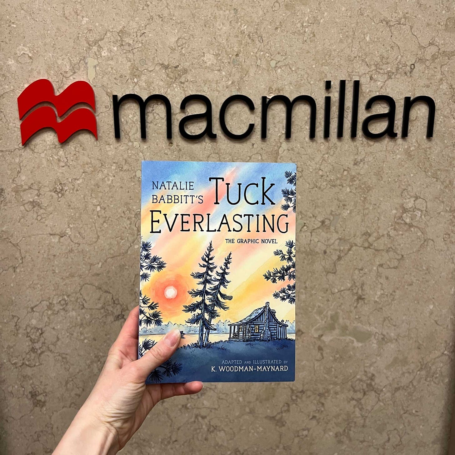 A photo of the finished version of K. Woodman-Maynard’s graphic novel adaptation of Tuck Everlasting. 