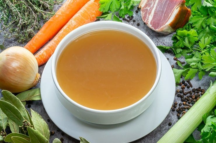 Caldo de jamón
