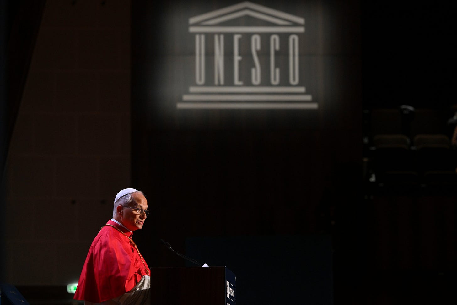 Pope Leo XIV addresses UNESCO in Paris