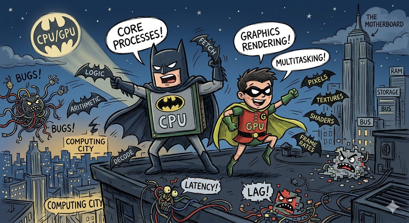 The Batman and The Robin of Computer processing & The Magic of Parallelism