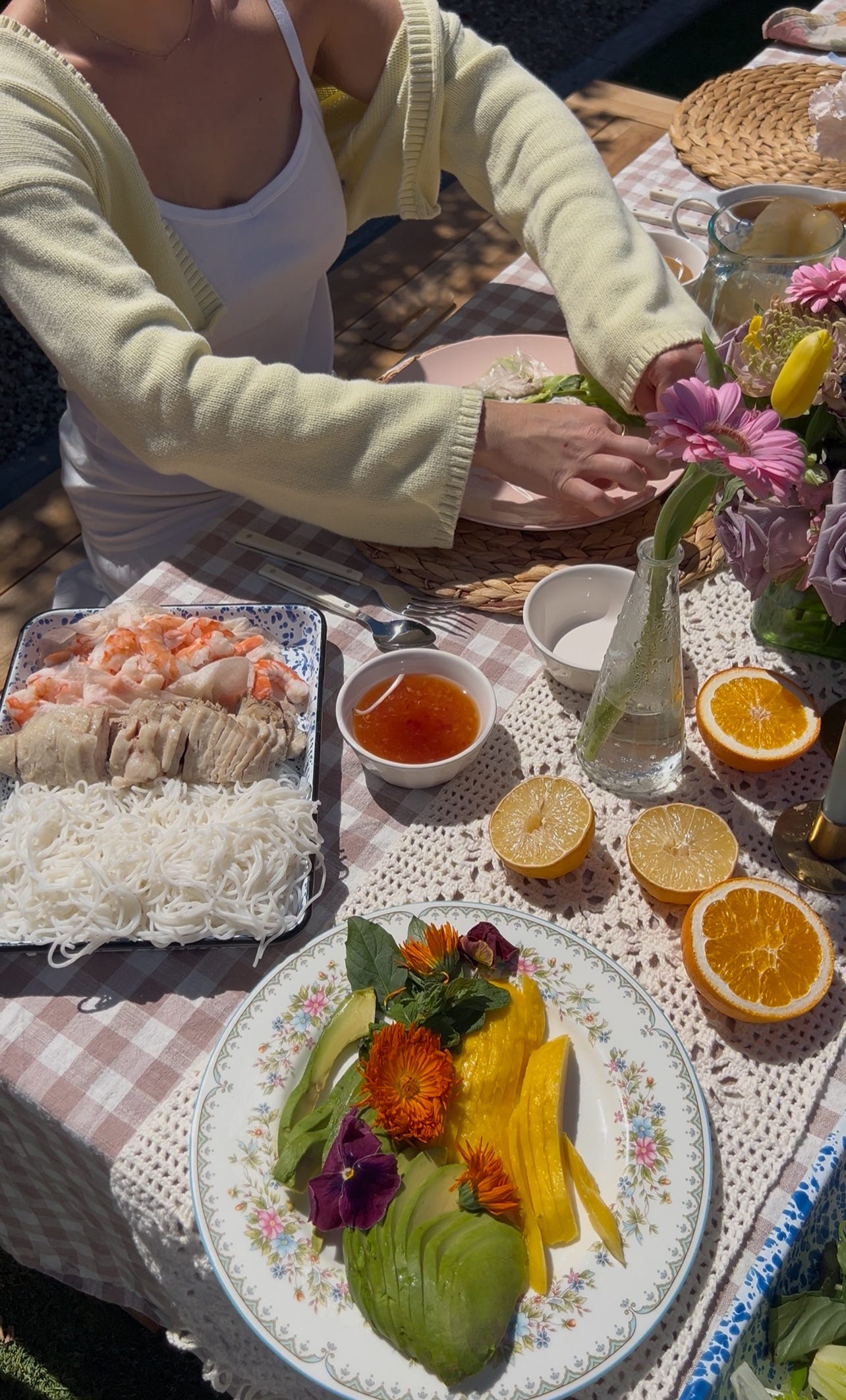 Spring Rolls Event 'welcome spring' spring roll party - recipes + links