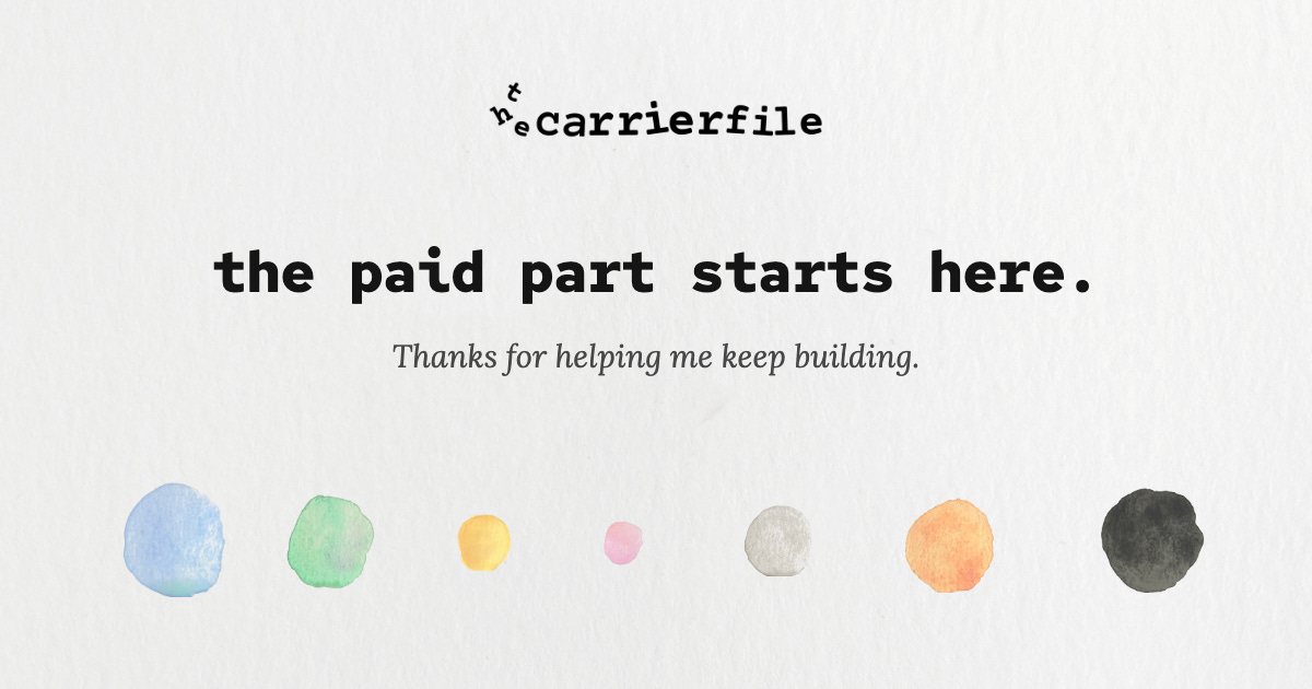 the paid part starts here