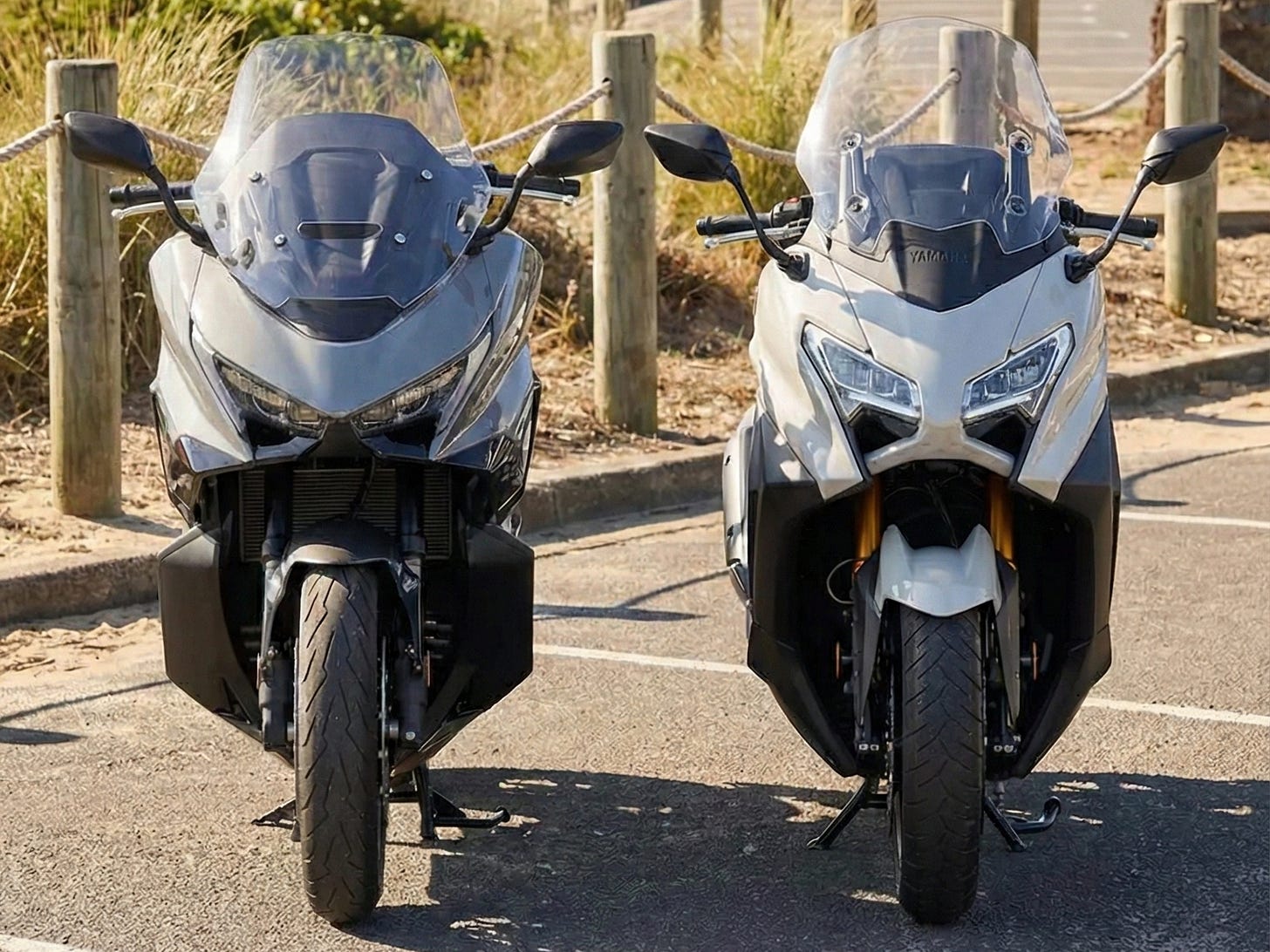 2025 Honda Forza 750 vs 2025 Yamaha TMAX 560 
