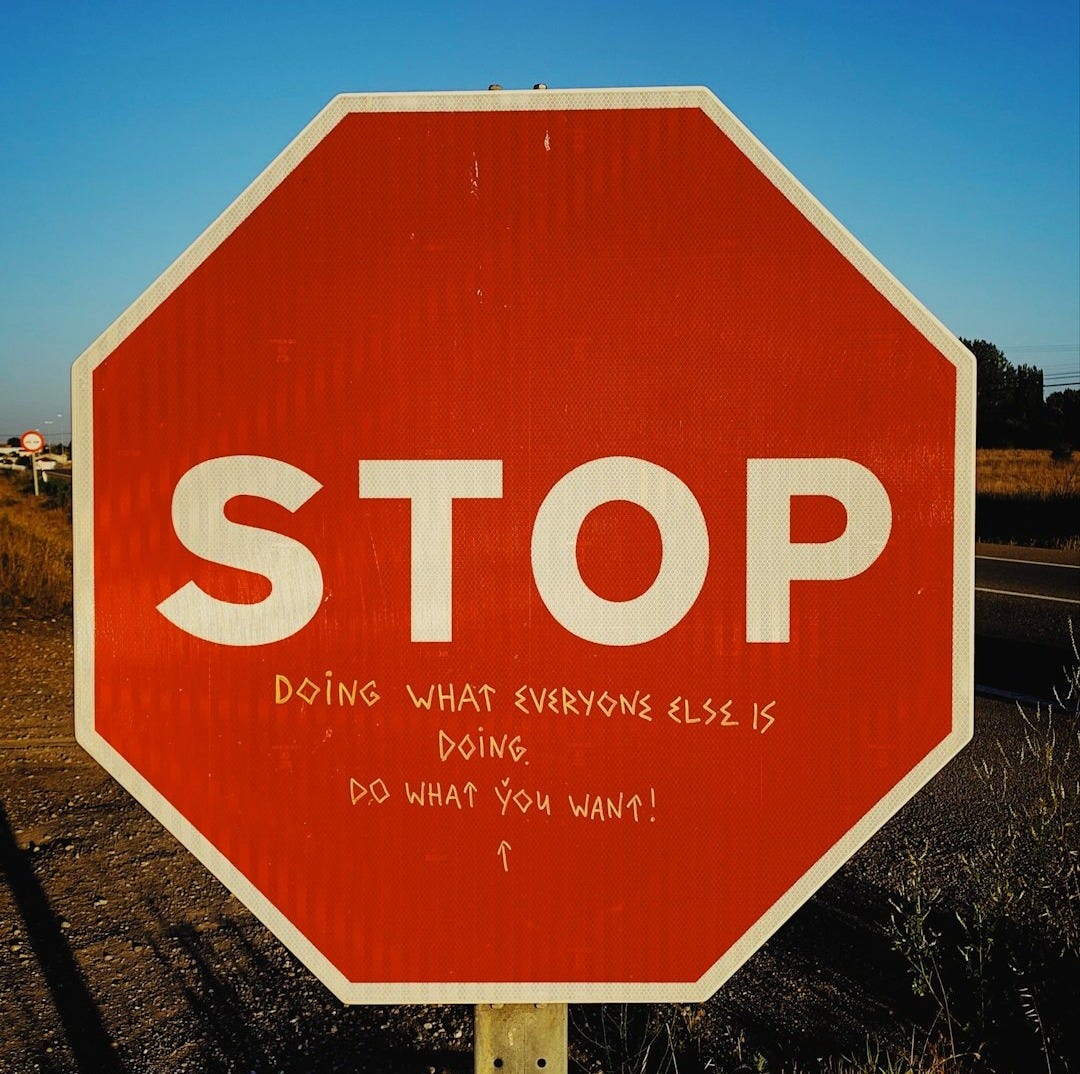 stop signage