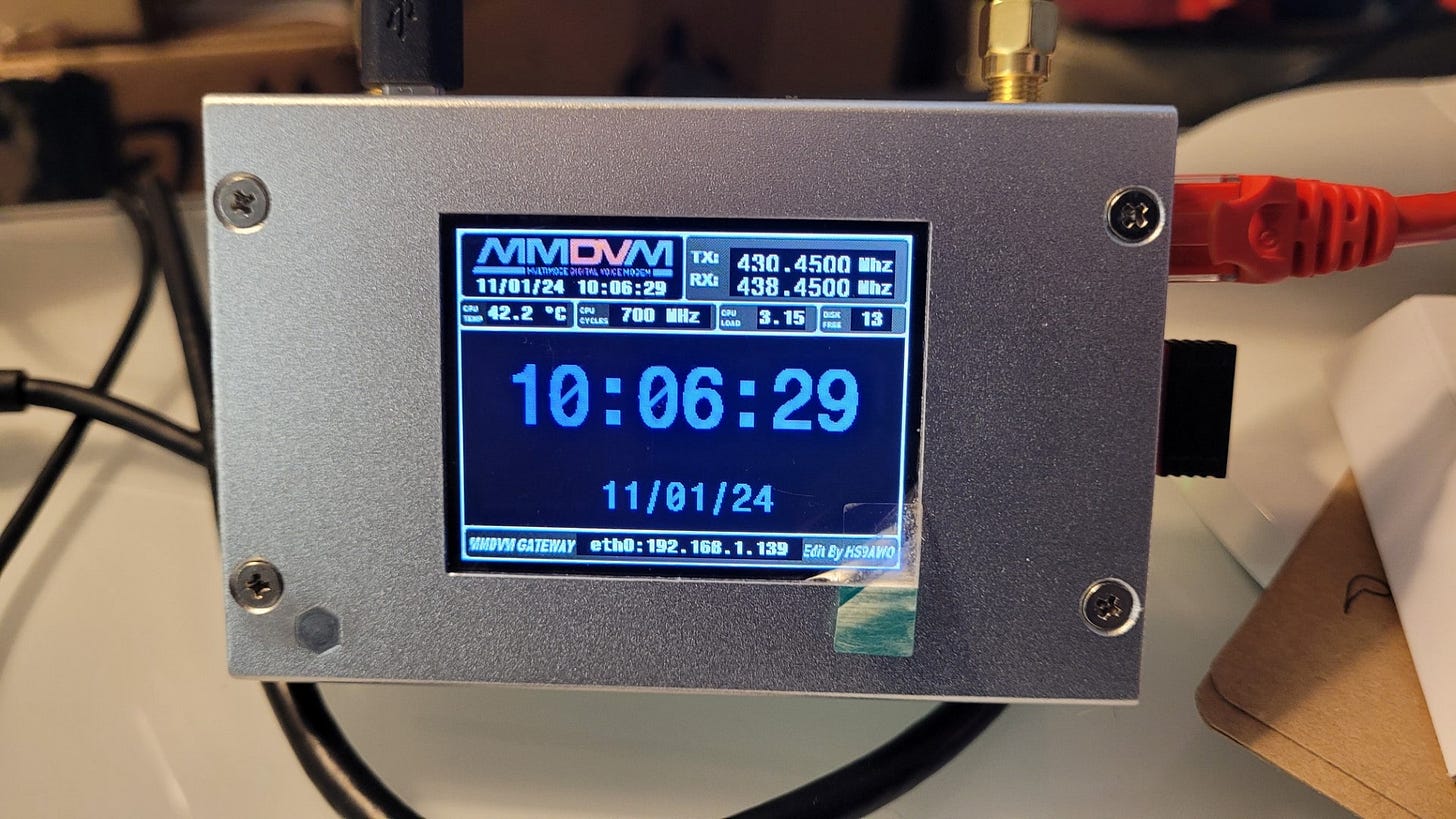 Duplex hotspot purchased on eBay for DMR use