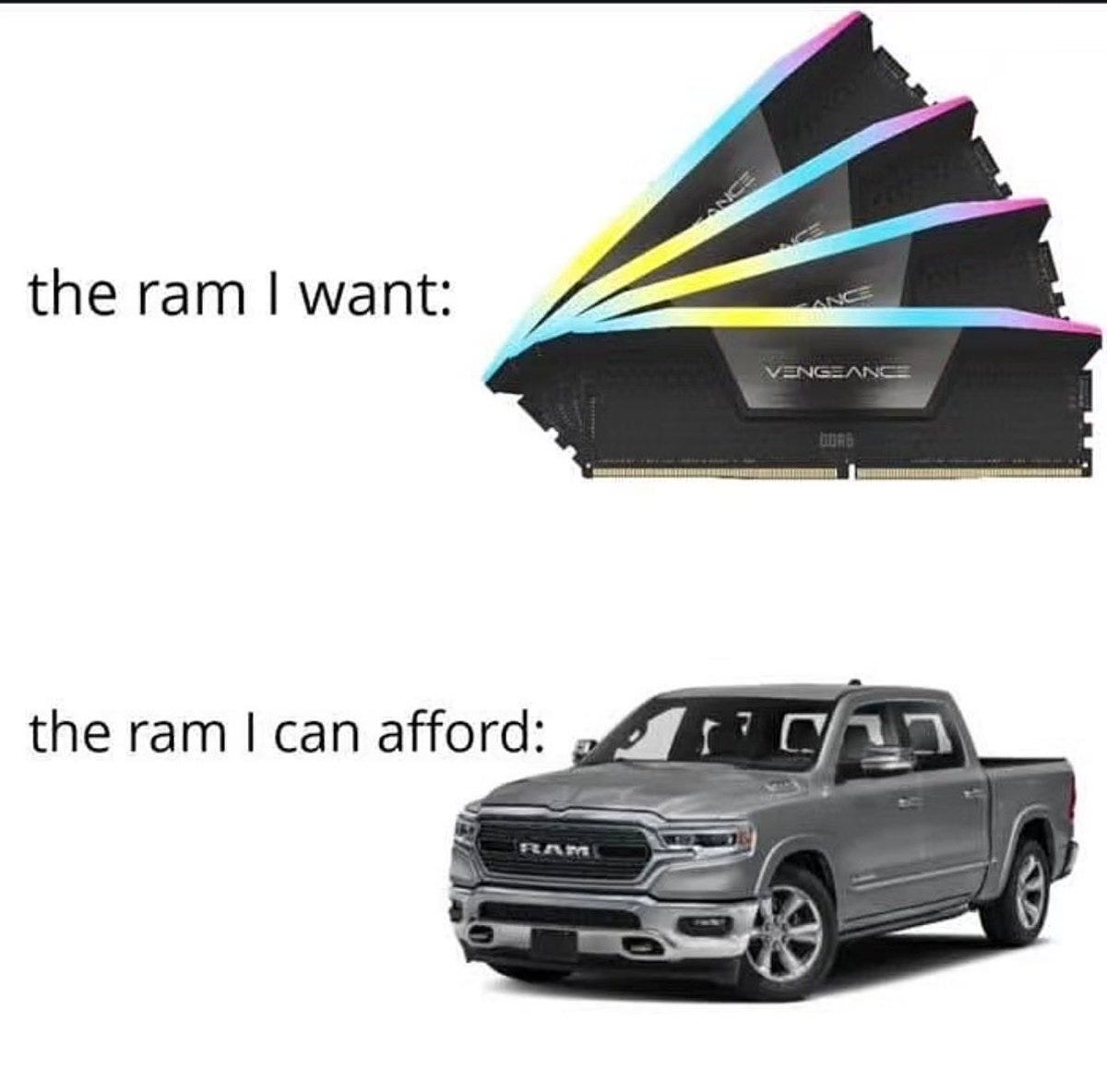 sharing ram memes until prices go down*