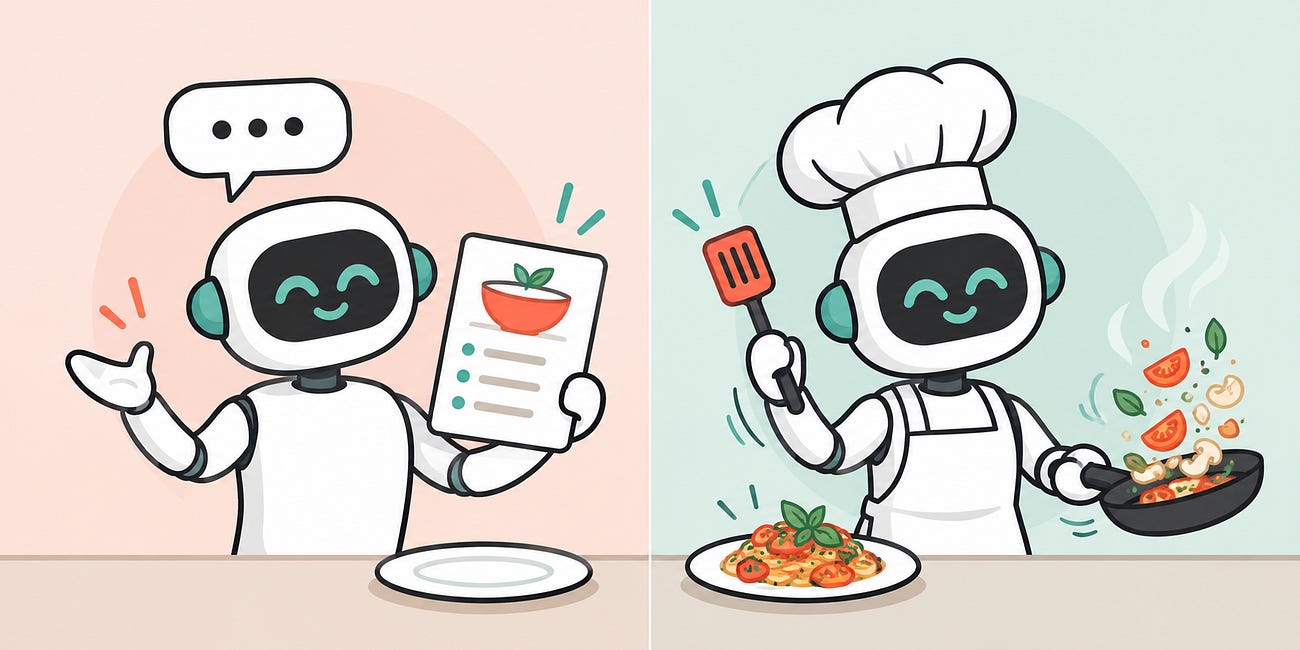 Where Chatbots End, Agents Begin
