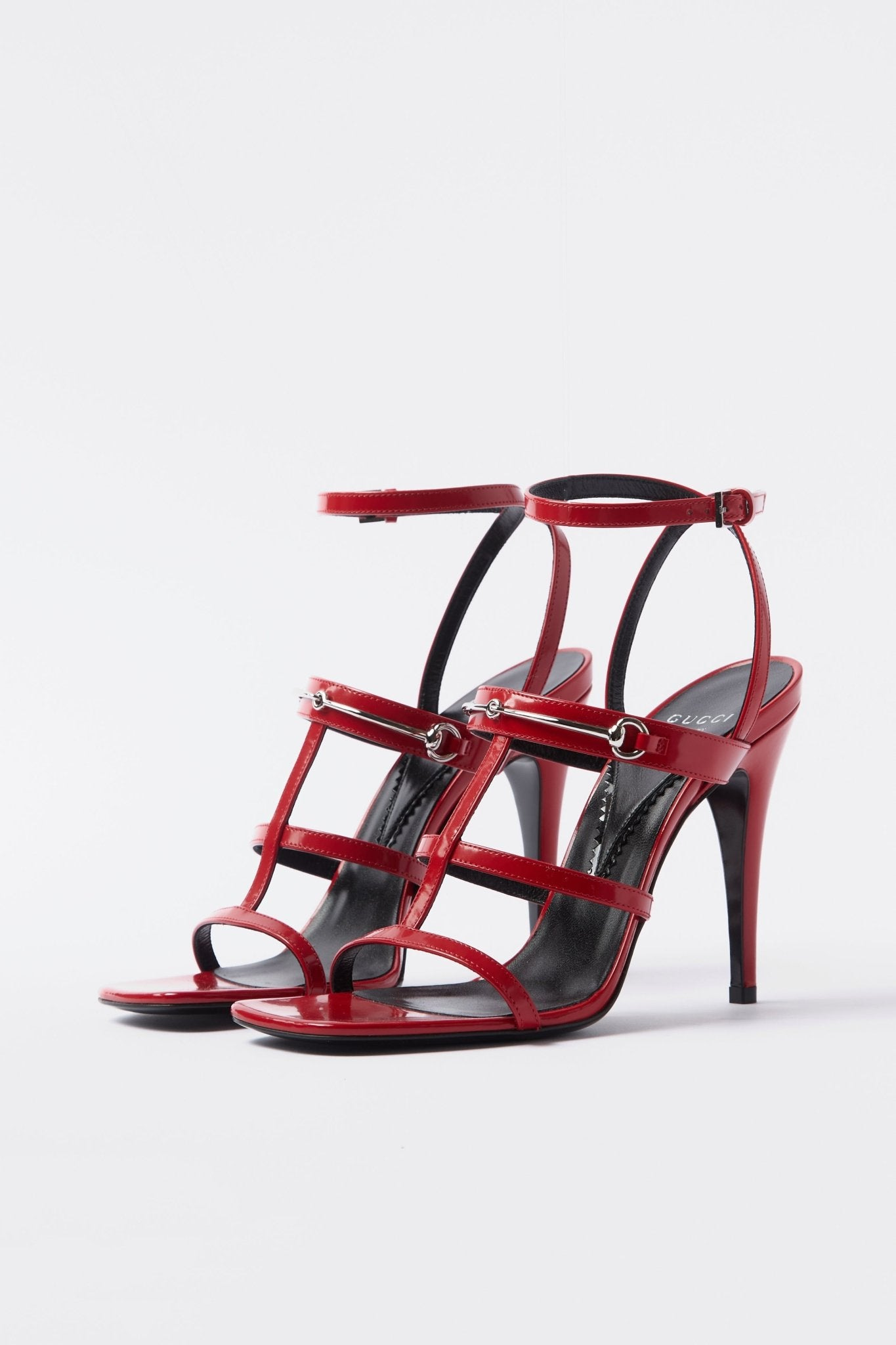 Gucci Divine Horsebit-Embellished Leather Sandals - Bessette