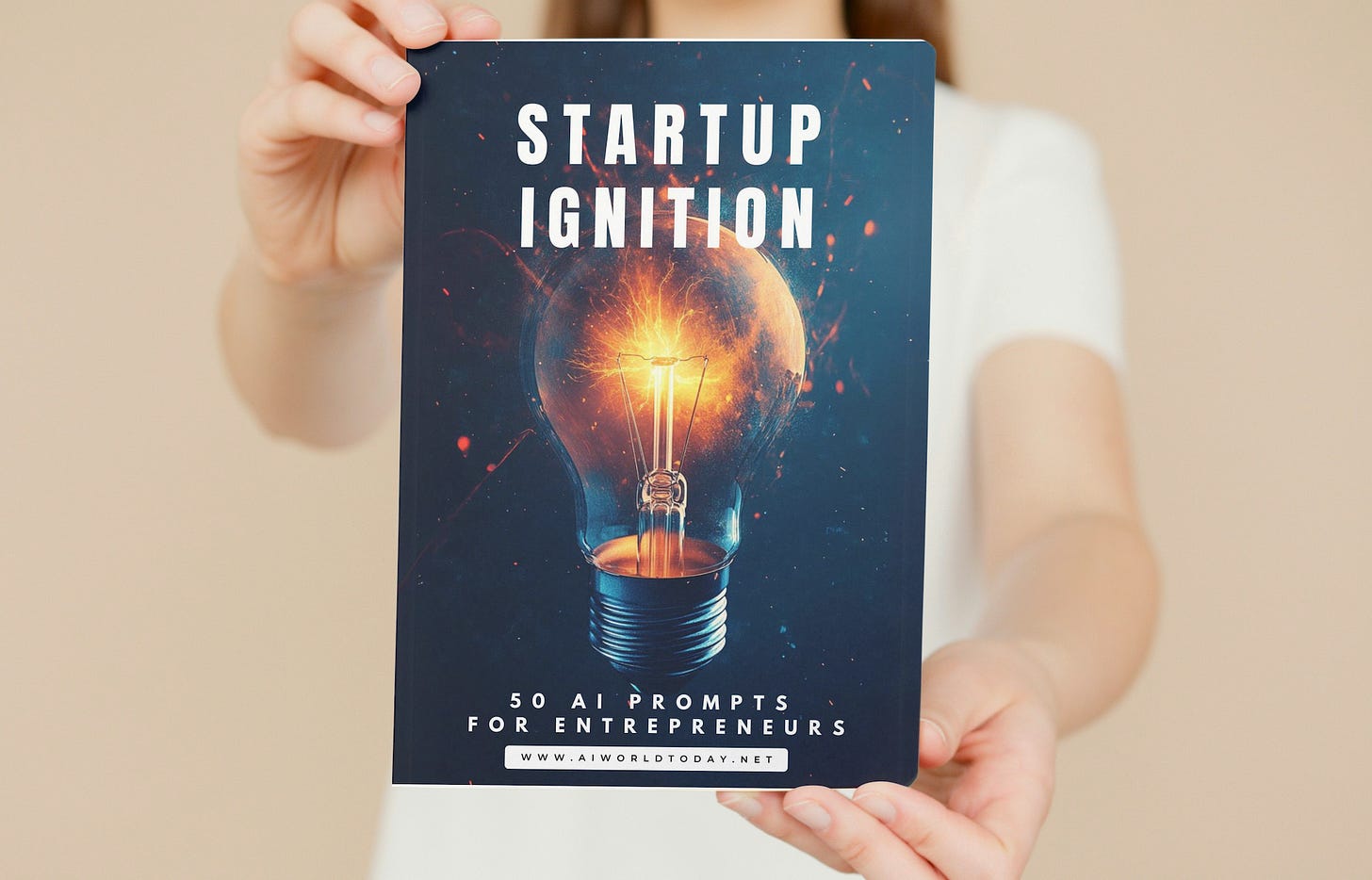 Free E-Book - Startup Ignition: 50 AI Prompts for Entrepreneurs