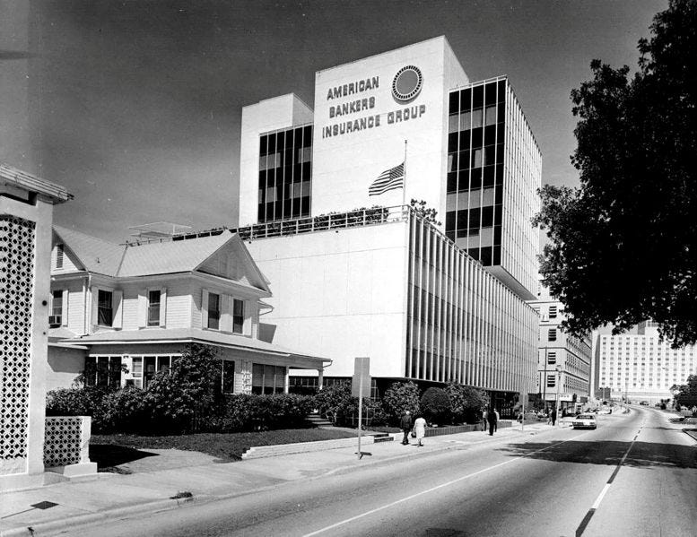 Cover: American Bankers Insurance building at 600 Brickell Avenue in the late 1970s. Courtesy of the Miami Herald.