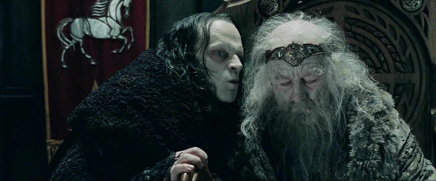 Guy Behind the Guy. America loses its Grima Wormtongue | by M.G. Siegler |  500ish