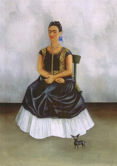 Itzcuintli Dog with Me, 1938, Frida Kahlo Itzcuintli Dog with Me, 1938, Frida Kahlo