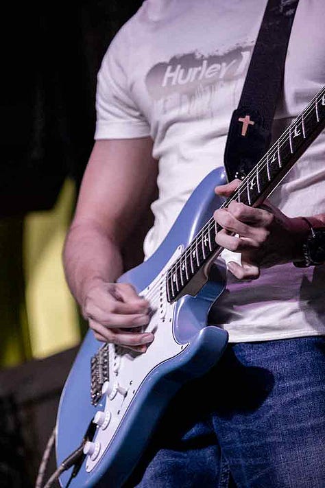 Blank Labels performs in Wichita Falls, September, 2024