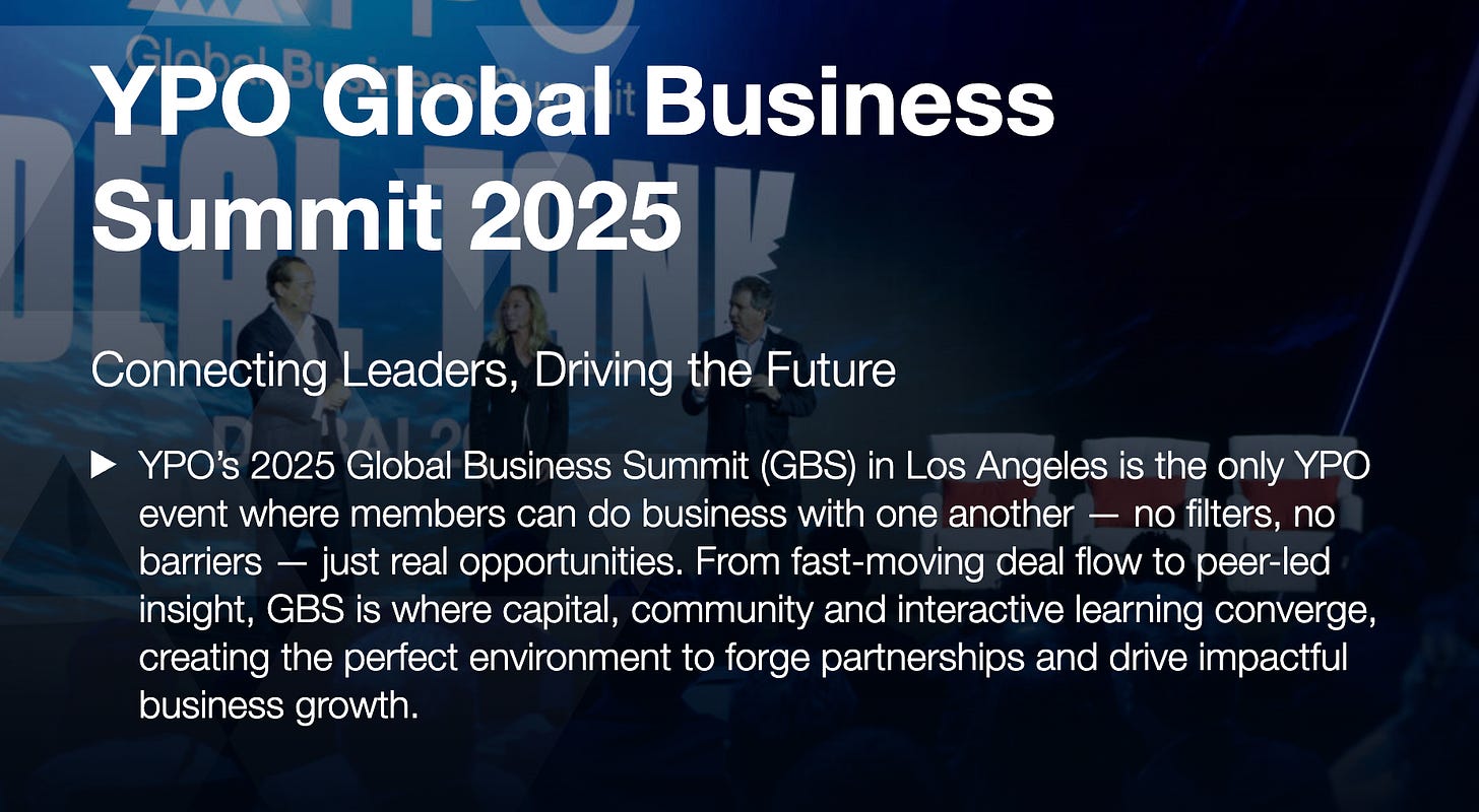 The Silent Summit That’s Redefining Power: Inside YPO’s Deal-First ...