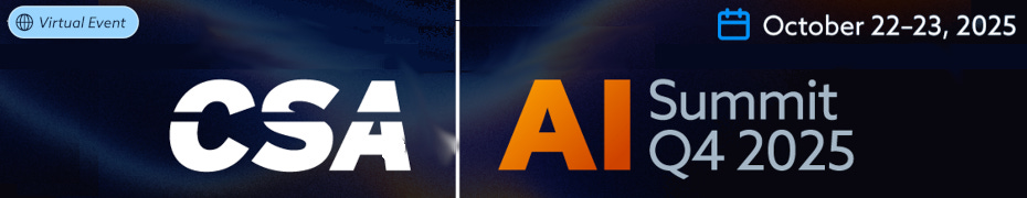 CSA Q4 AI Virtual Summit (Oct. 22 to Oct 23)