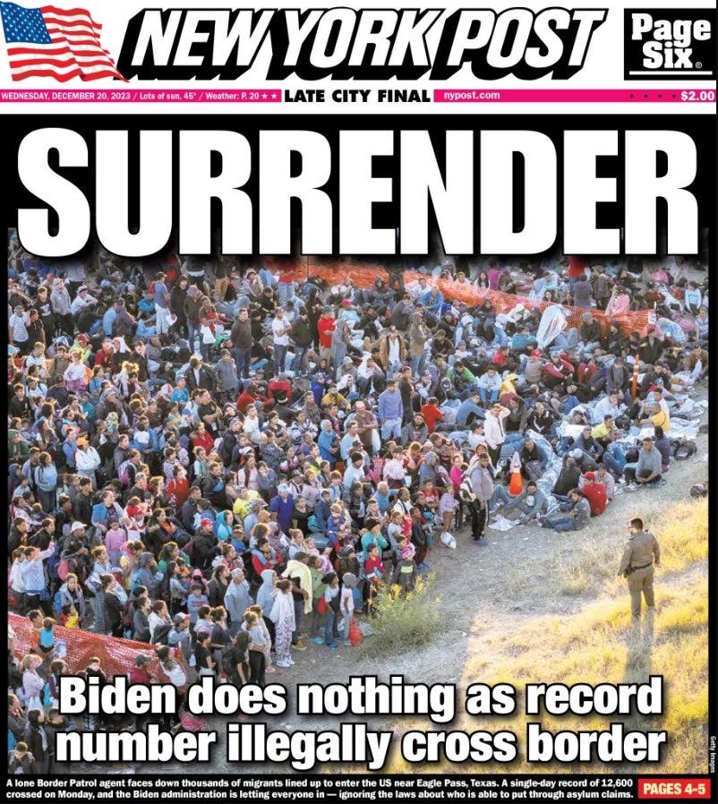 Rep. Tom Tiffany on X: "The Biden Border Invasion is intentional. That's  why Joe Biden does NOTHING to stop it. He encouraged the invasion by:  ➡️Ending remain in Mexico, which made migrants