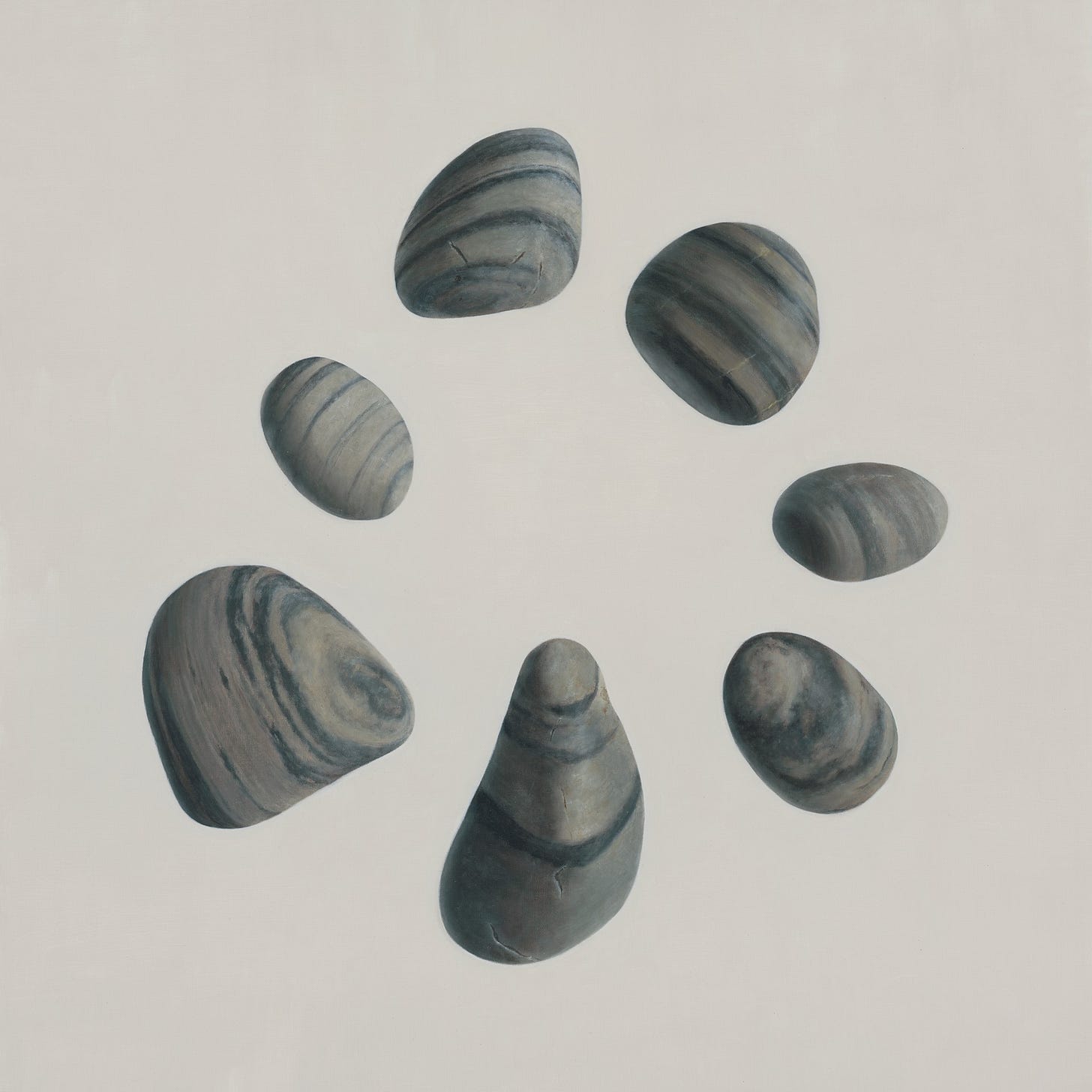 Striped Stone Circle by Sarah Verardo