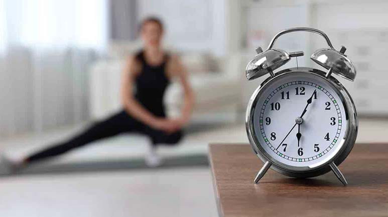 workout schedule natural body clock