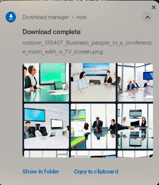 Screenshot with 9 images and the text prompt used to produce an image with Crayion