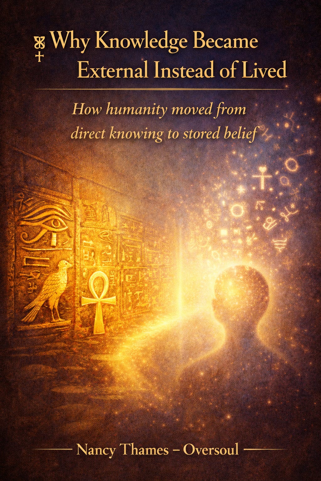 Why Knowledge Became External Instead of Lived