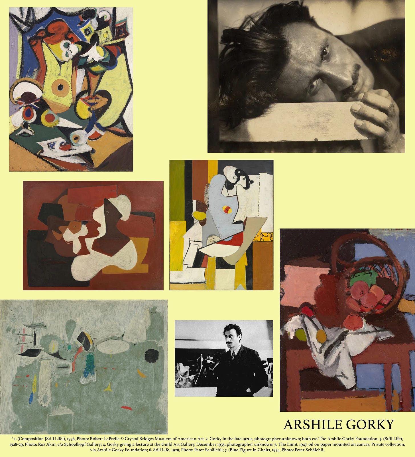 Painted murals as Arshile Gorky's American 
