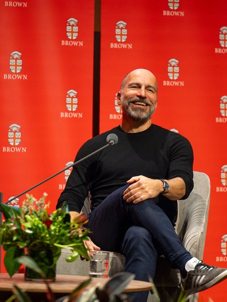 Uber CEO and Brown alumnus talks Open Curriculum, artificial intelligence and career advice | Brown University Uber CEO and Brown alumnus talks Open Curriculum, artificial intelligence and career advice | Brown University
