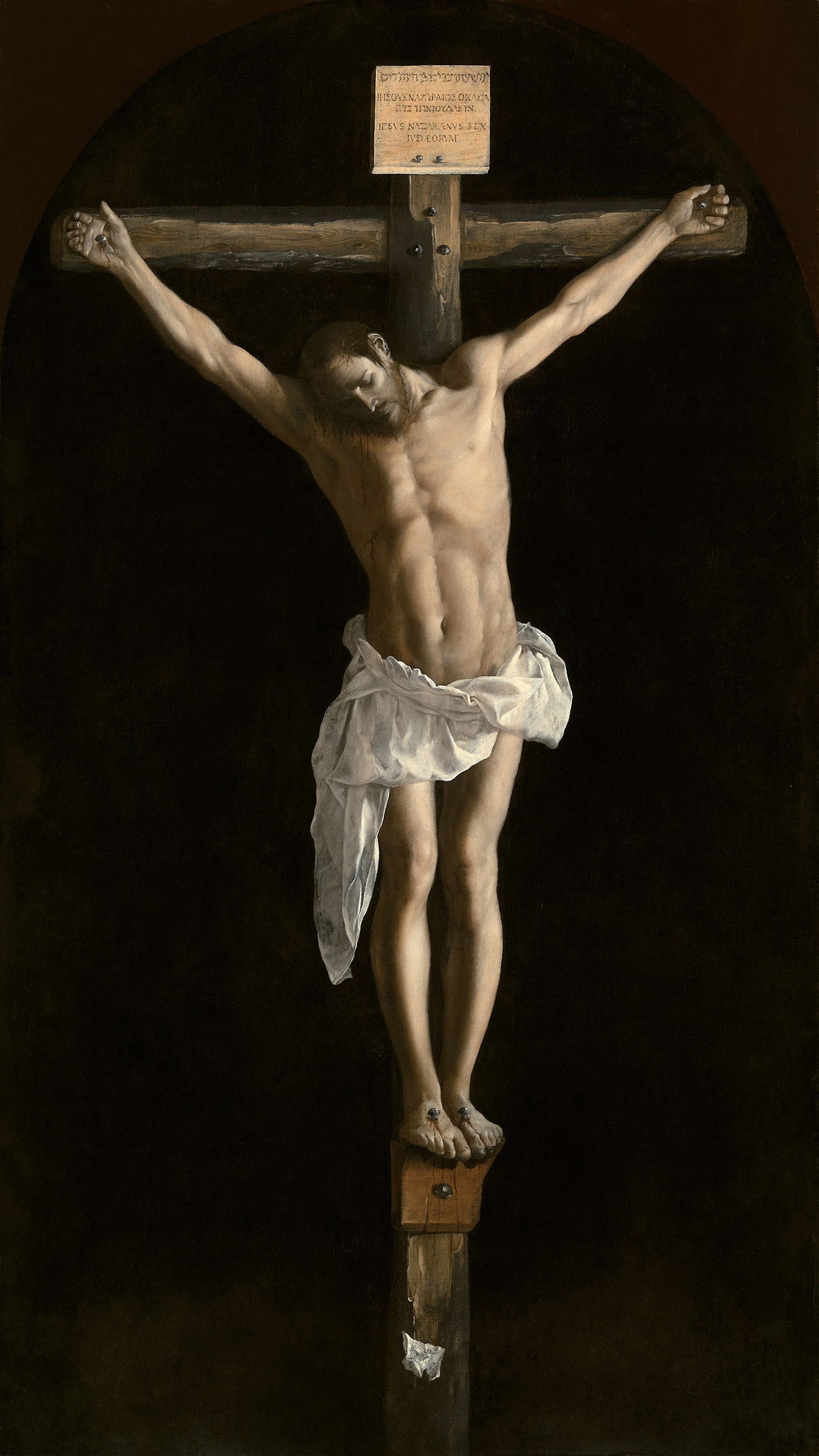 The Crucifixion - Francisco de Zurbarán - by Sebi-Sama