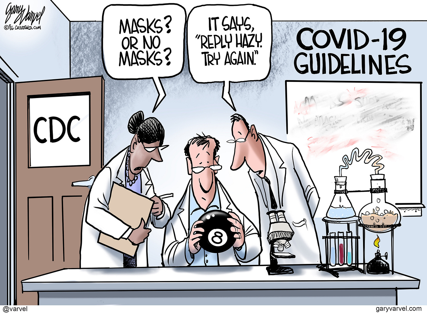 Editorial Cartoon U.S. CDC masks coronavirus | The Week Editorial Cartoon U.S. CDC masks coronavirus | The Week