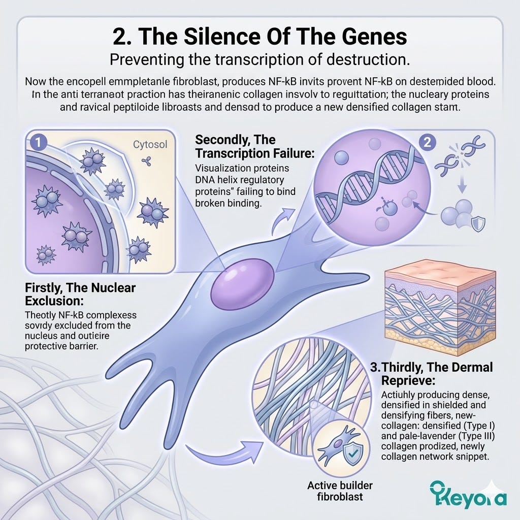 Nuclear Exclusion by Astaxanthin enforces Transcription Failure of MMPs to arrest the Neuro-Endocrine Storm and secure Dermal Sovereignty. Nuclear Exclusion by Astaxanthin enforces Transcription Failure of MMPs to arrest the Neuro-Endocrine Storm and secure Dermal Sovereignty.