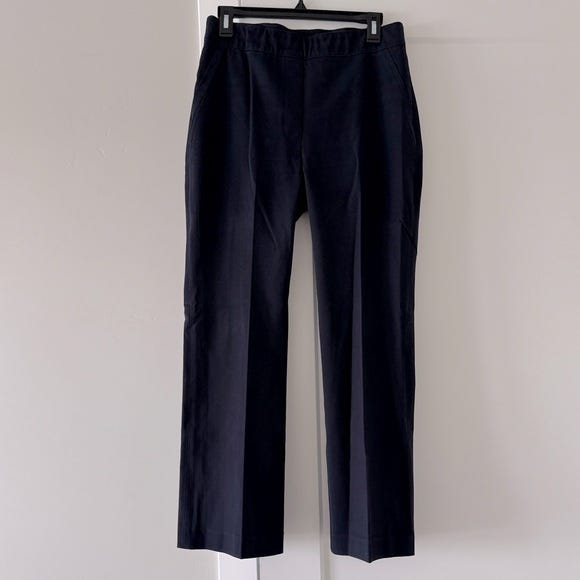 Tall SPANX On The Go Kick Flare Pants, Navy - Picture 7 of 10