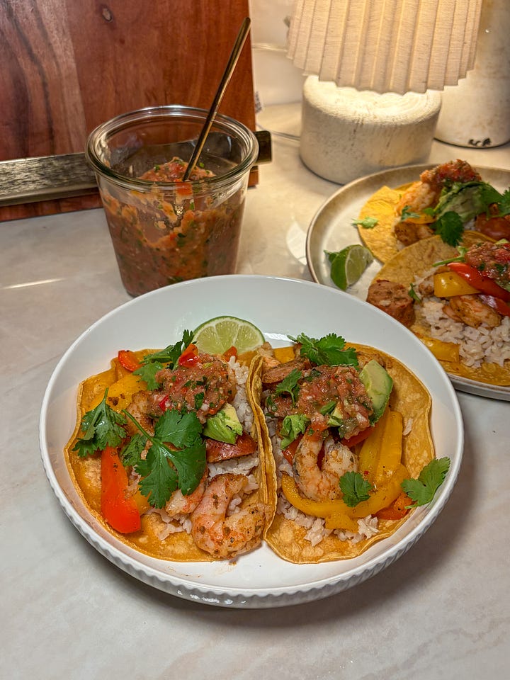 healthy and easy meals I cooked this week