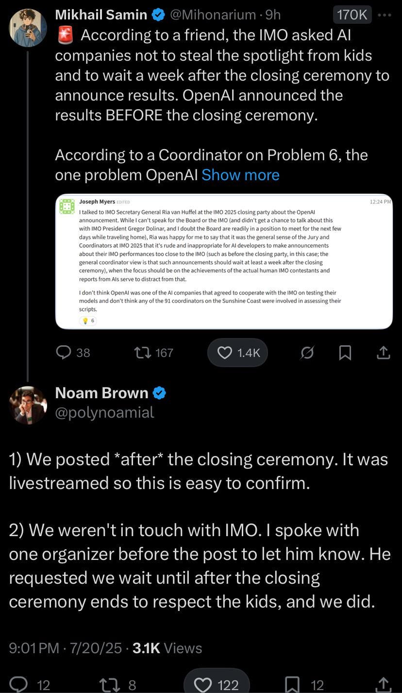 r/singularity - OpenAI researcher Noam Brown clears it up r/singularity - OpenAI researcher Noam Brown clears it up