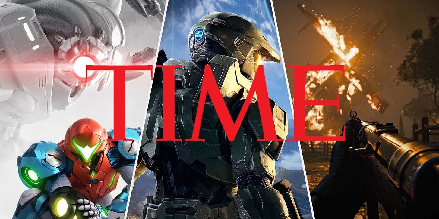 TIME Magazine Reveals Its Top 10 Games of the Year