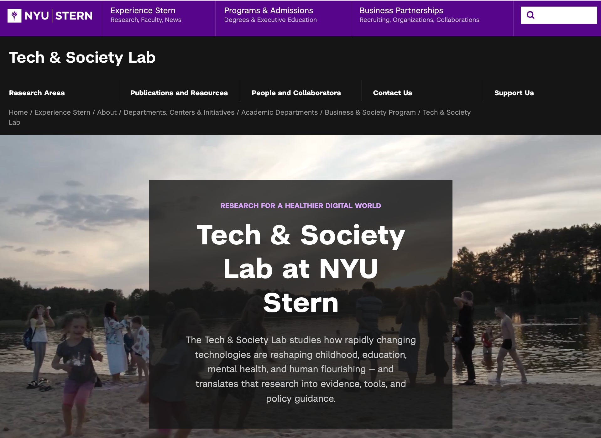 afterbabel.com - Zach Rausch - Introducing the Tech & Society Lab at NYU Stern