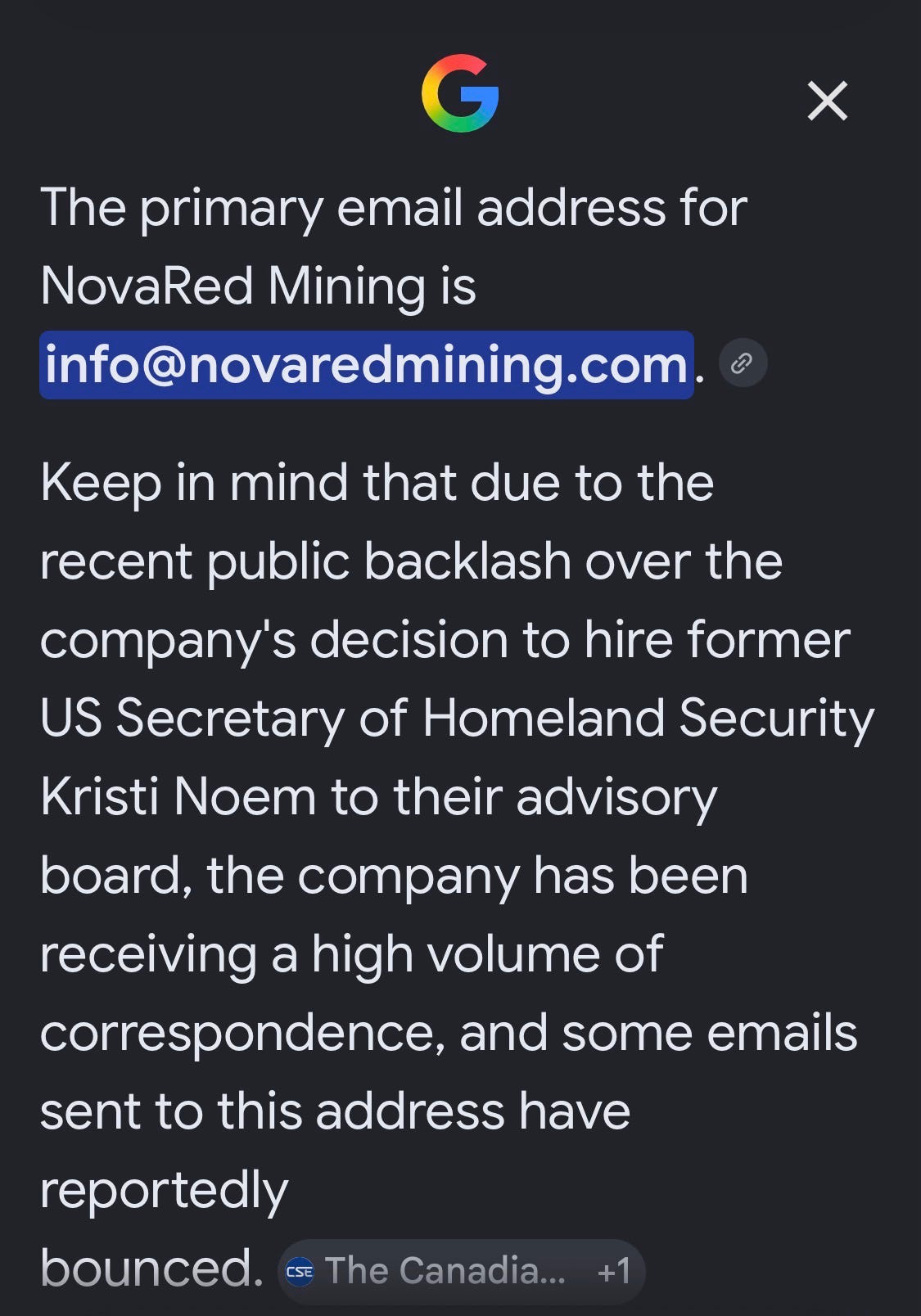 Charlie Angus on the campaign opposing Kristi Noem at NovaRed