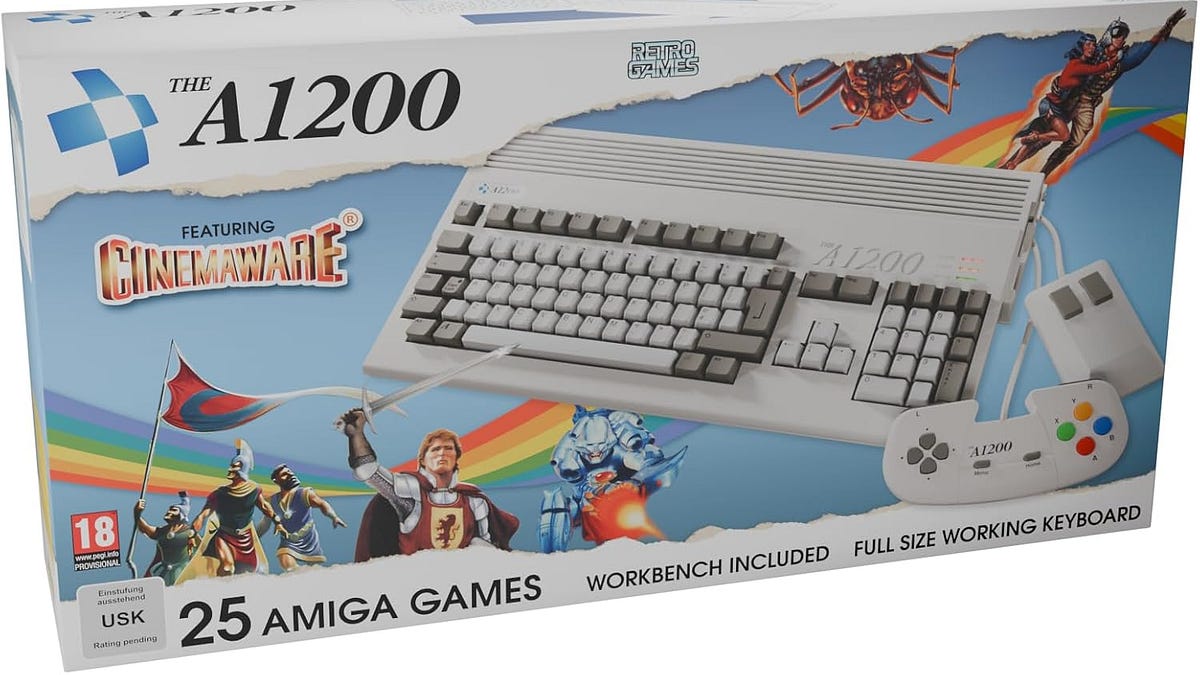 Everything you need to know about the A1200 Amiga console from Retro Games Ltd