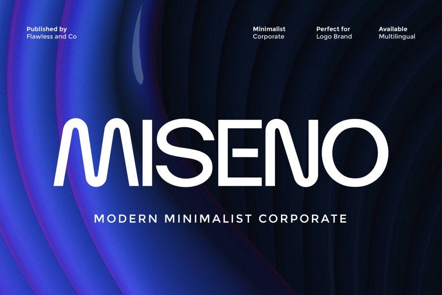 Miseno Modern Sans Serif Font