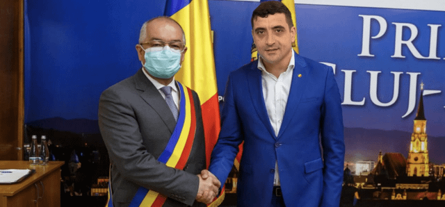 r/Romania - George Simion si Emil Boc