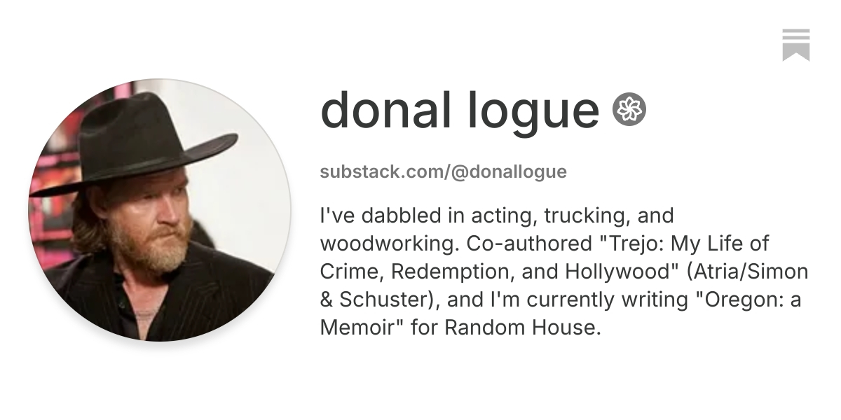 donal logue | Substack