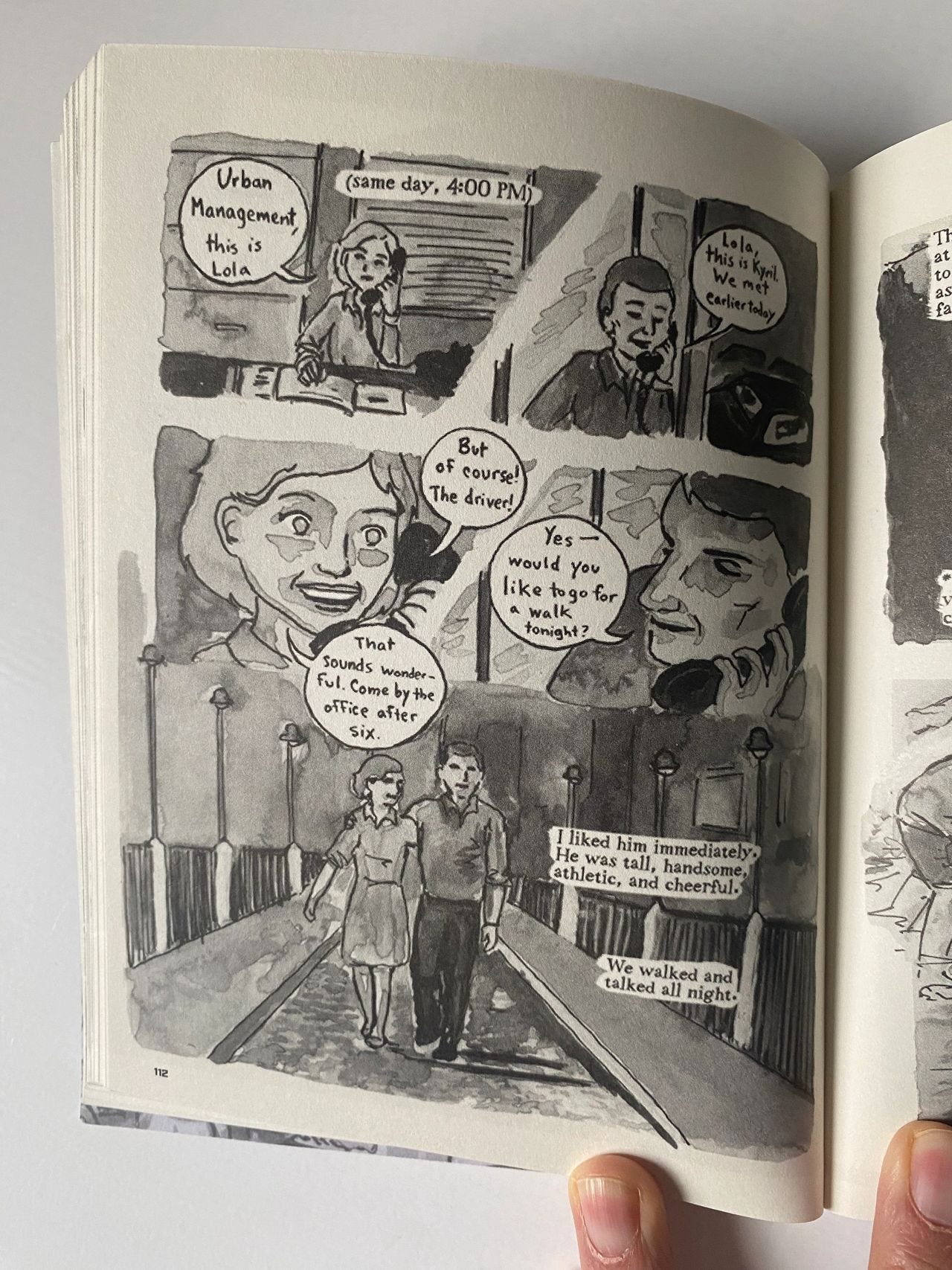 A scene from Soviet Daughter in which Lola shares her romantic life—adding a more intimate, human dimension to a story often framed by history and survival.