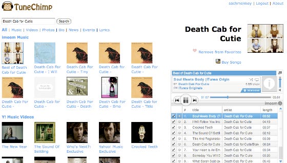 tunechimp screenshot tunechimp screenshot