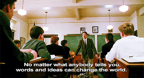 dead poets society words GIF dead poets society words GIF