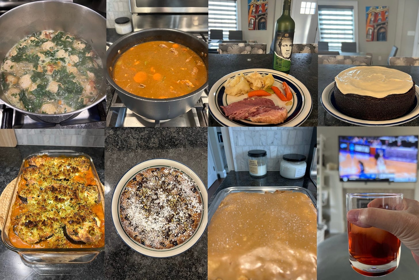 All kinds of food I cooked/bake, and one drink.