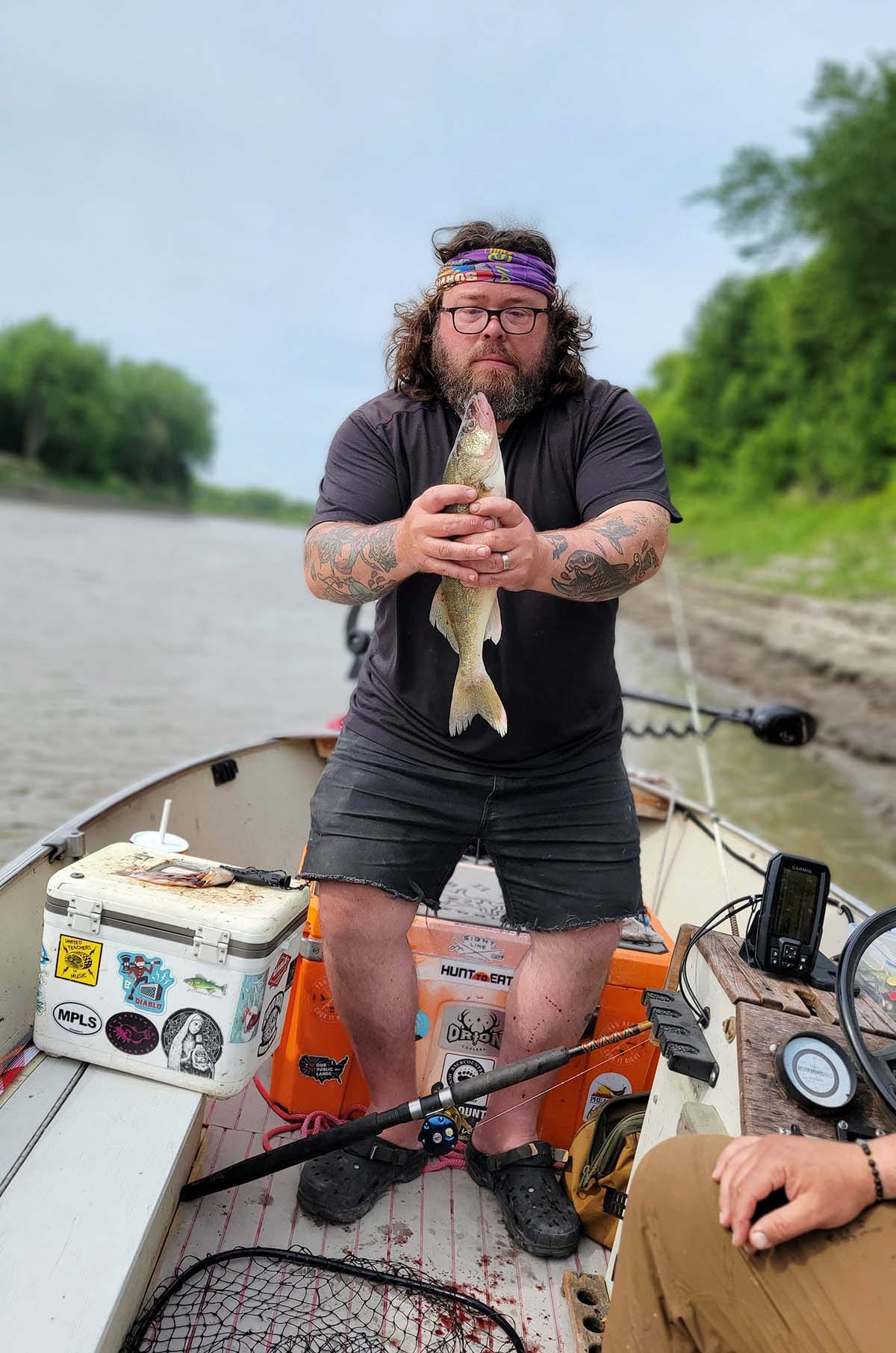 Nate P. with a nice walleye. 