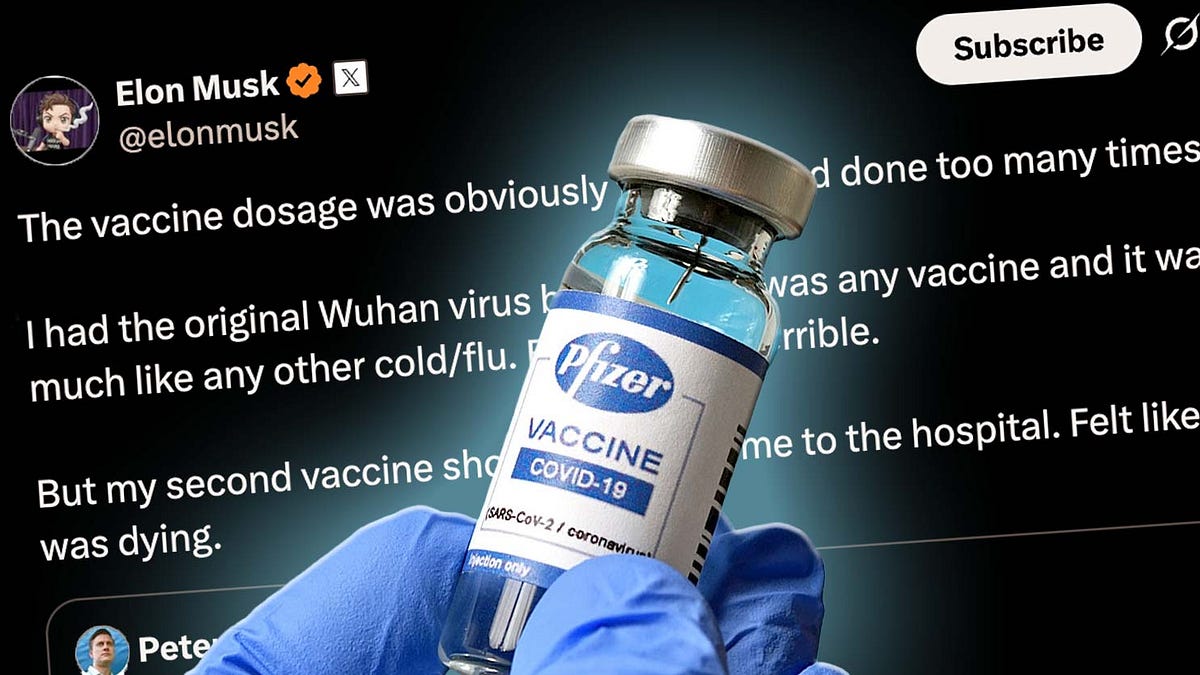 Elon Musk Reveals COVID Vaccine Injury After Former Pfizer Official Admits Shots Likely Killed Tens of Thousands in Germany